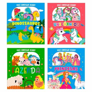 Coleção Você Consegue Achar - Kit com 4 Livrinhos em Oferta na Shopee