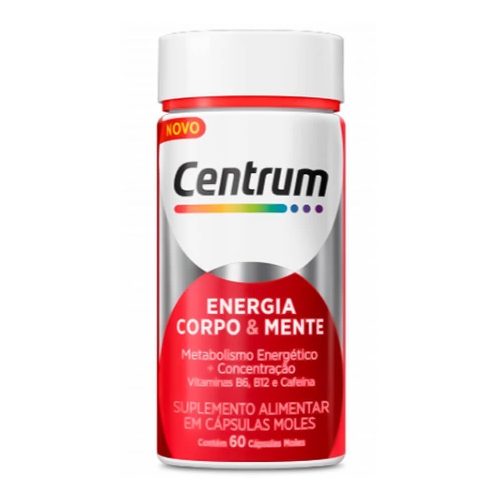 CENTRUM ENERGIA CORPO E MENTE COM 60 CÁPSULAS em Oferta na Shopee