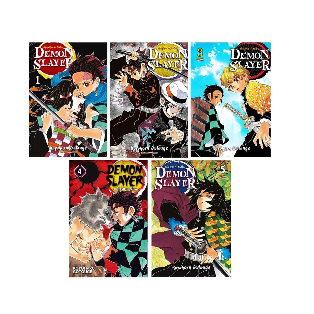 Kit Demon Slayer Vol. 1 ao 5 - Books & Magazines