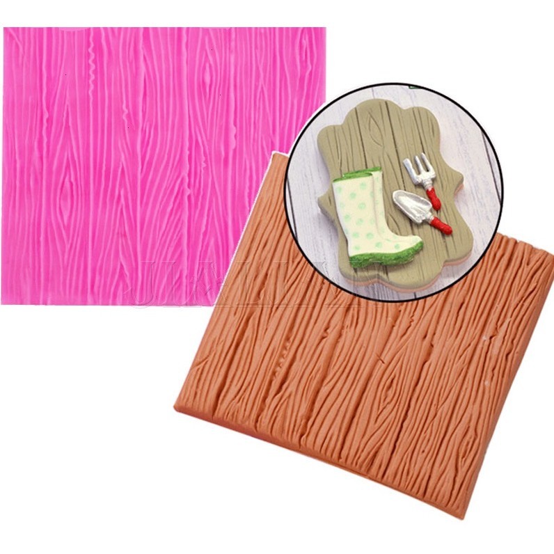 MOLDE DE SILICONE TEXTURA MADEIRA em Oferta na Shopee