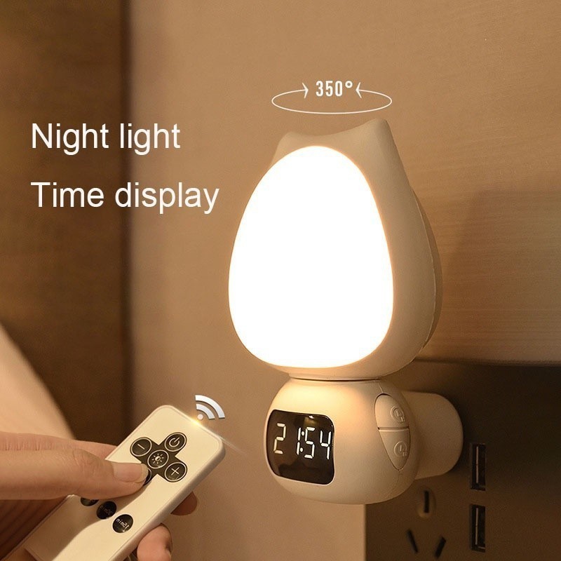 Lâmpada LED Noite das Crianças Inteligente Recarregável Lâmpada Com Controle Remoto Para O Quarto Do Bebê Eye Care Headboard Light XM135