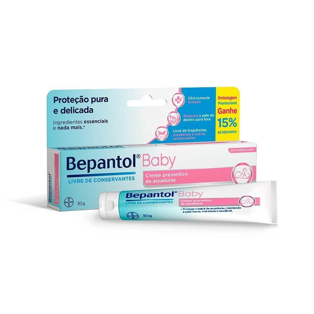 BEPANTOL BABY CREME PREVENTIVO DE ASSADURAS COM 30G - Mom & Baby
