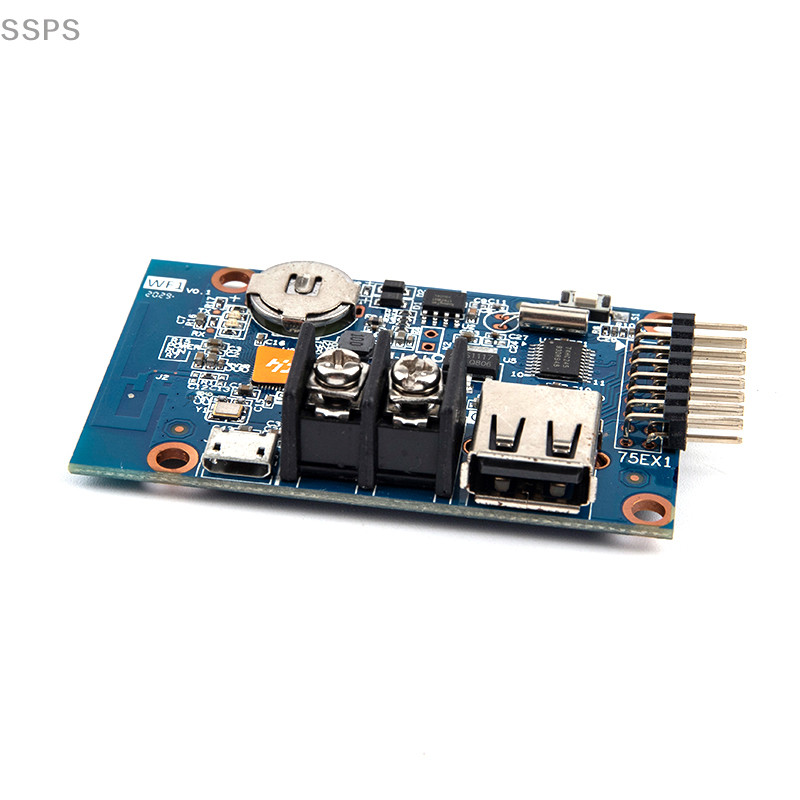 [SSPS] Placa Controladora Do Módulo Full Color WF1 P3 P4 P5 P10 Painel Digital Matriz Led FAH