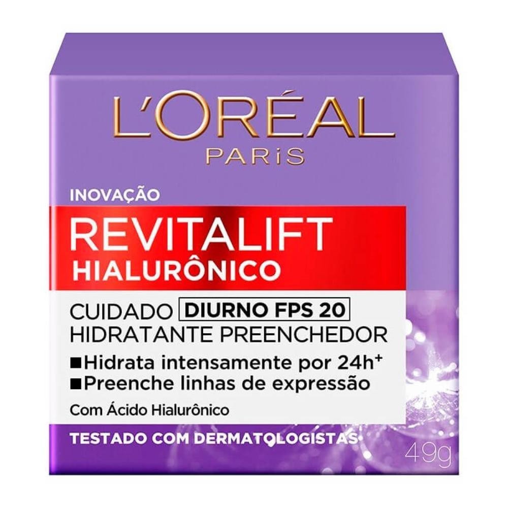 Revitalift Hialurônico Diurno Fps20 Com 49G em Oferta na Shopee