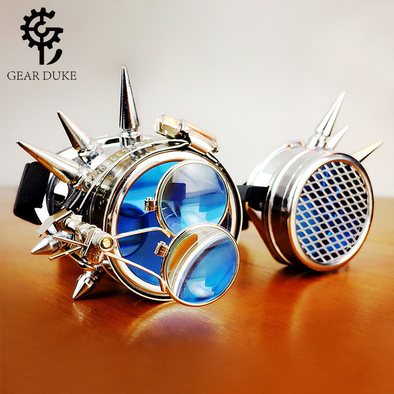 Óculos de proteção Steampunk Steampunk Óculos de proteção para festas de Halloween Óculos de proteção para festas ao ar livre