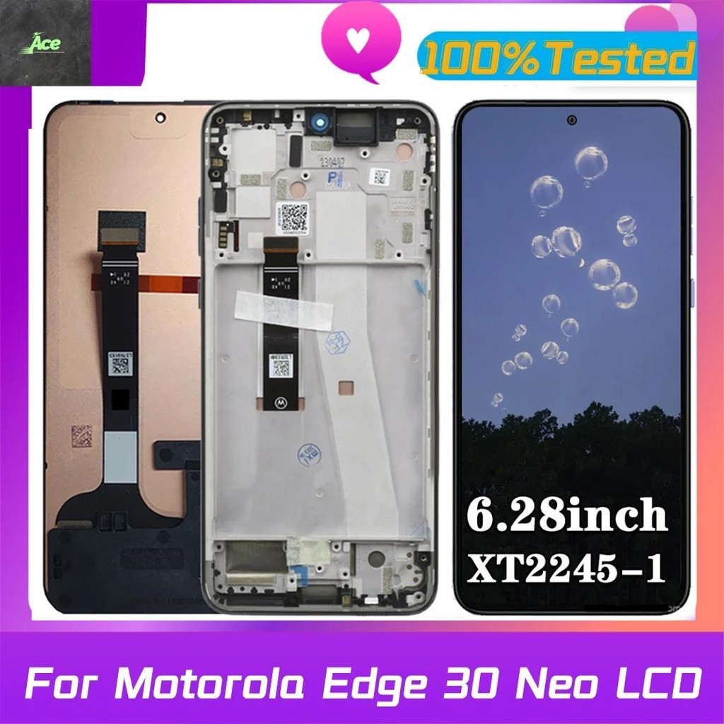 6.28'Original Para Motorola Edge 30 Neo LCD XT2245-1 Display Tela De Toque Digit