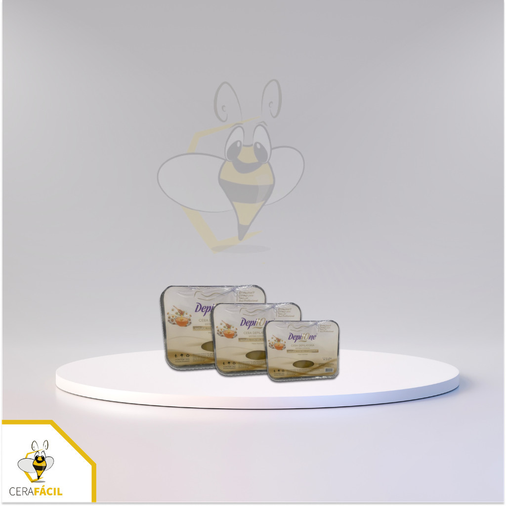 3un - Cera Depilatória Mel 1kg Depil One em Oferta na Shopee