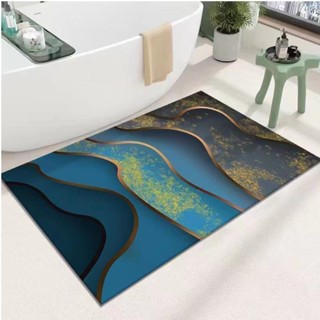 Tapetes de Porta Fino Simples Decorativo Entrada Antiderrapante 55x35 ou Conjunto em Oferta na Shopee