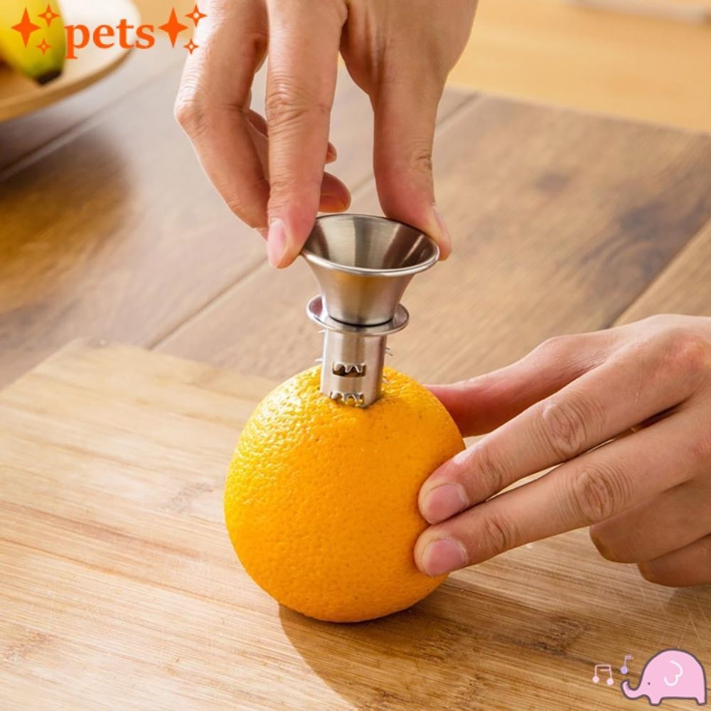 PETS1 Suco De Limão , Aço Inoxidável Manual Conveniente Espremedor De Doméstico , Gadgets De Cozinha Mini Ferramentas Criativas Para Frutas