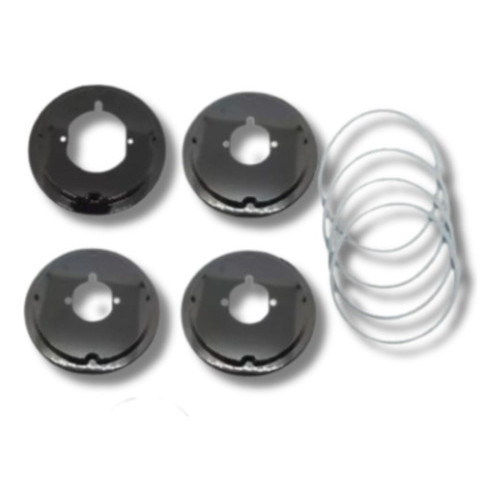 Kit 4 Base Trempe Fogão Atlas Utop Glass Original