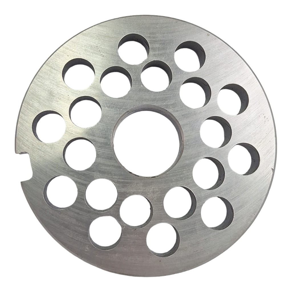 DISCO DE MOEDOR DE CARNE BOCA 98 COM FURO 12MM 98/12 AÇO CARBONO REDE PARA MOEDOR DE CARNE