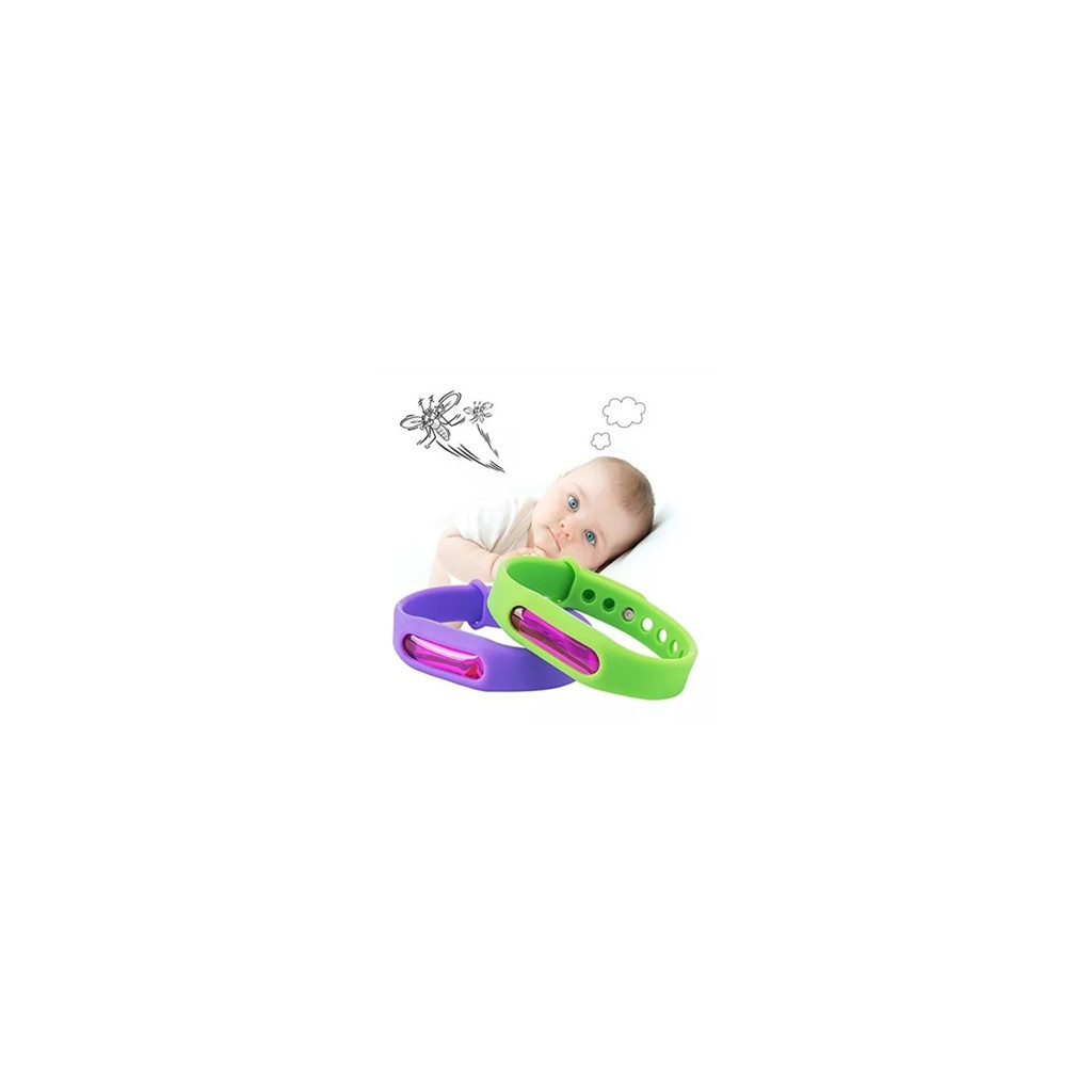 5 Uni Pulseira Anti Mosquito Repelente Natural Com Citronela