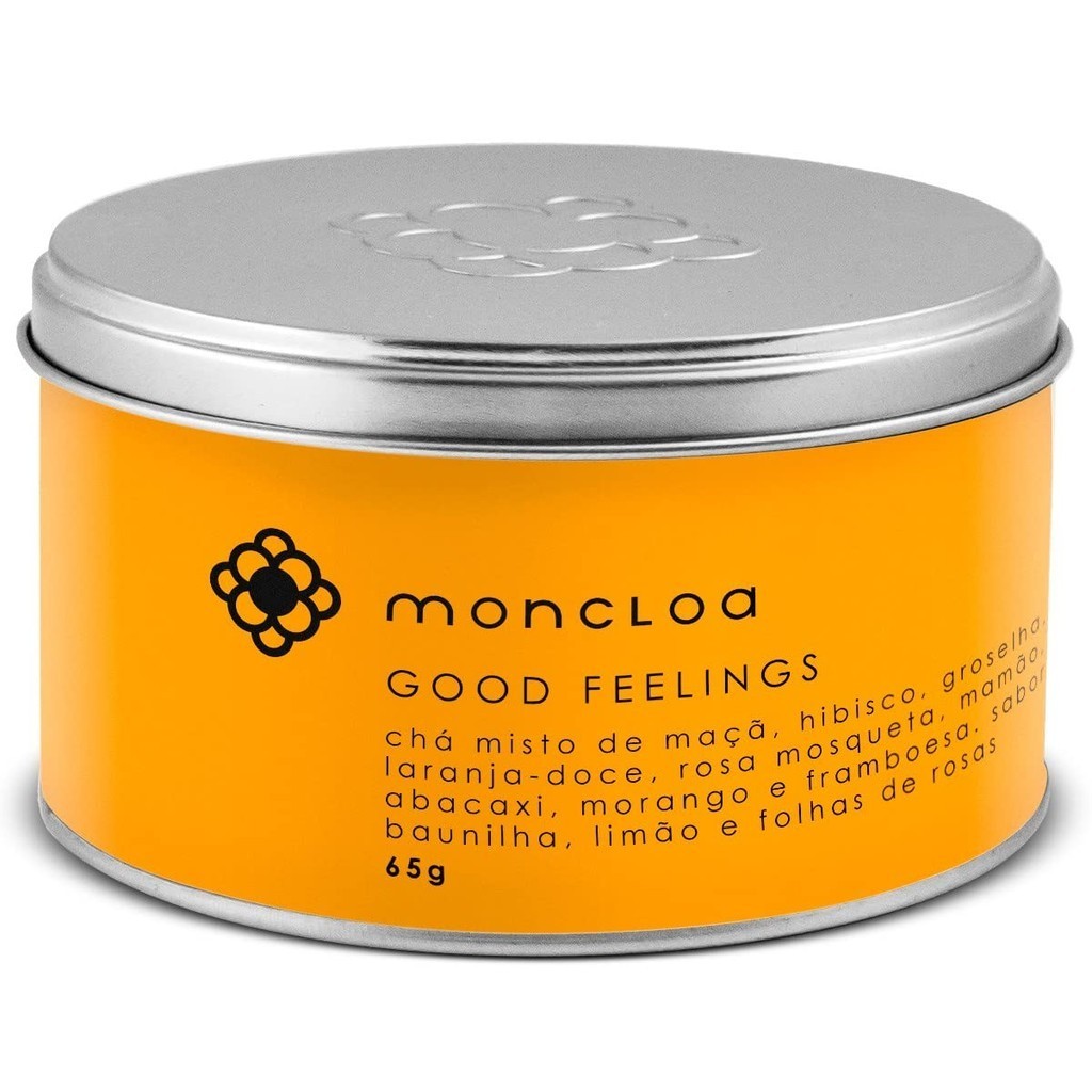 Chá Infusão de Frutas Good Feelings Moncloa Lata 65g - Food & Beverages
