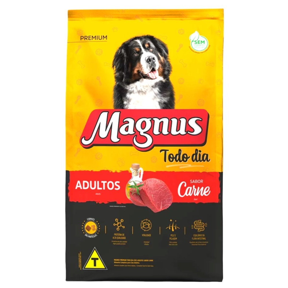 Ração Para Cachorro Magnus Todo Dia Cães Adultos Médio e Grande Porte 15 kg
