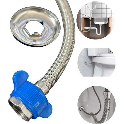 Engate Flexível Rabicho Inox Tracado 60cm Macho X Femea 1/2 em Oferta na Shopee