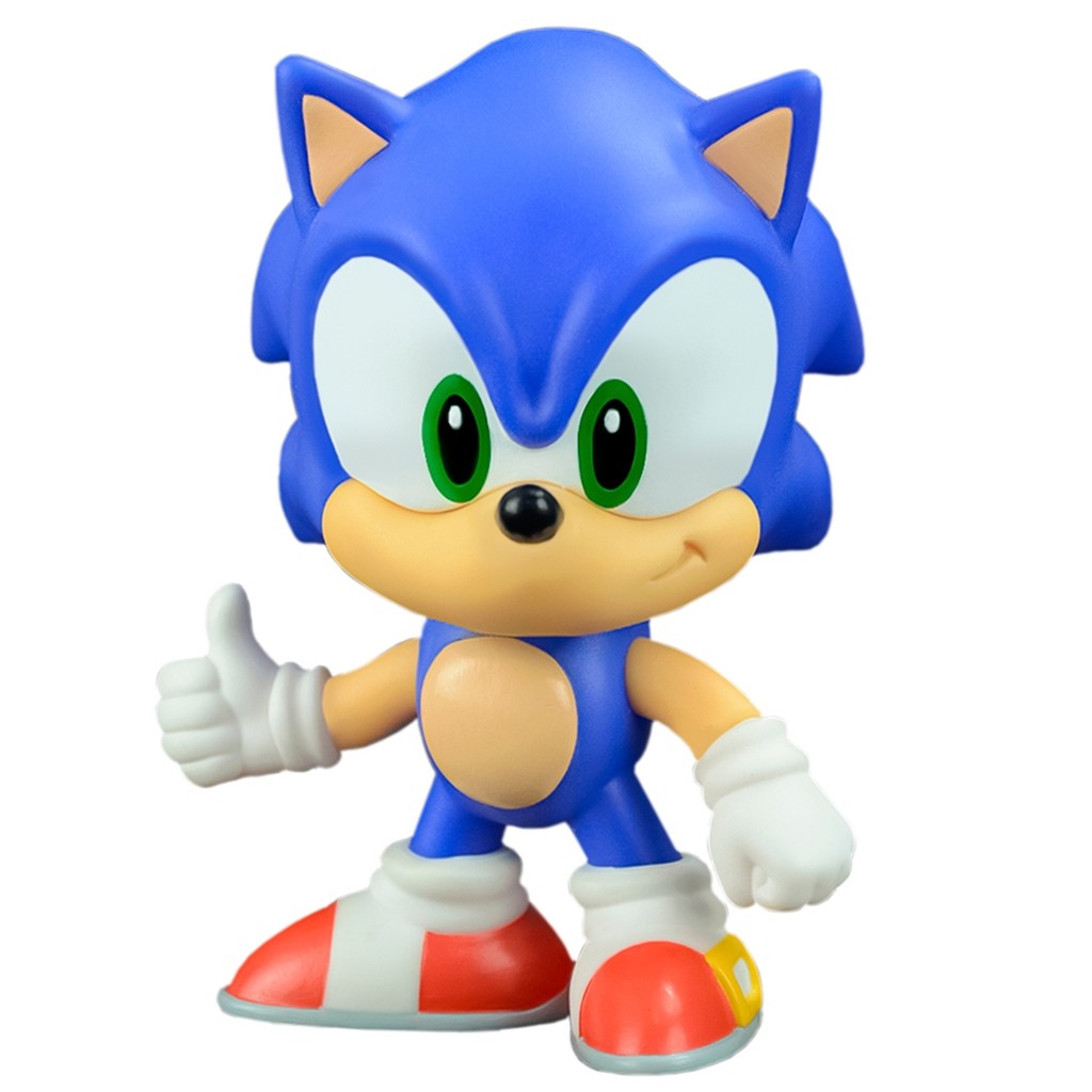 Sonic Boneco Fandom Box Personagem Expositor Decorativo Colecionável - Líder Brinquedos