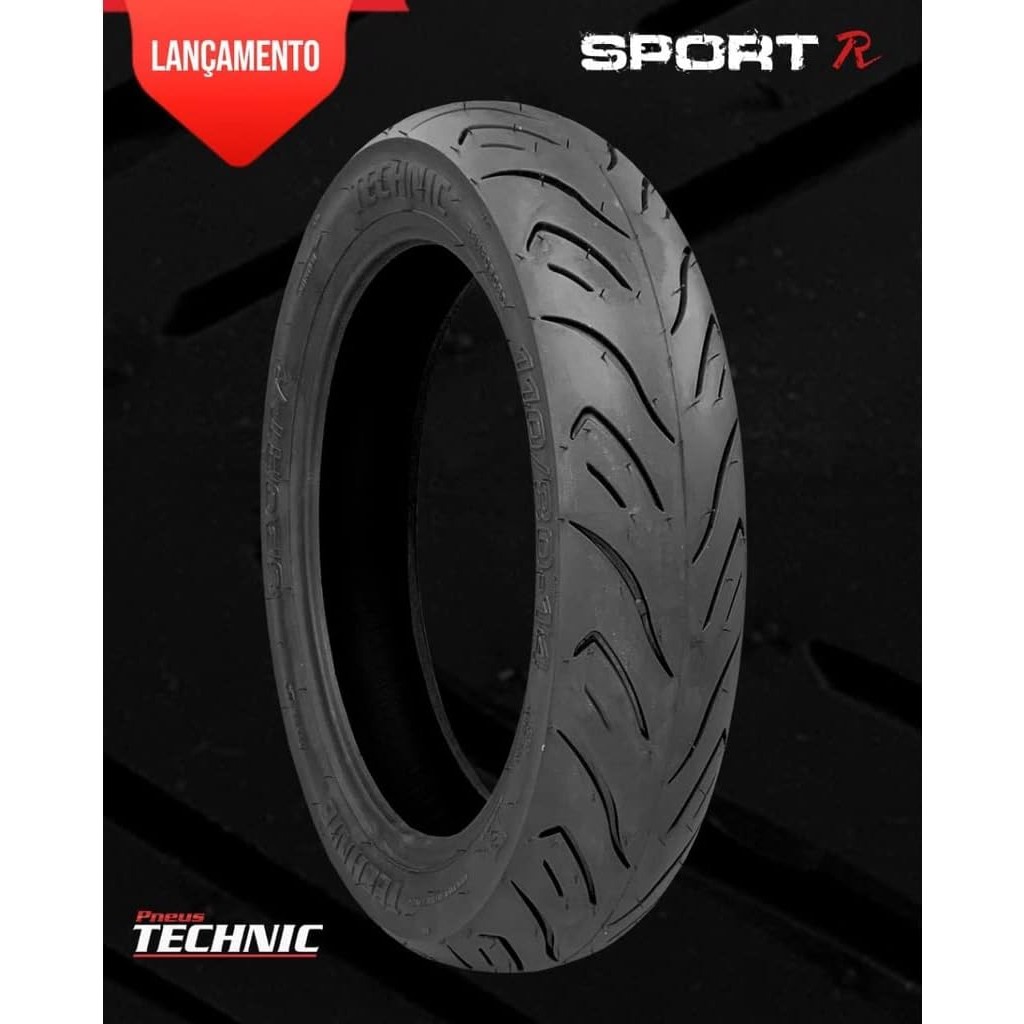 PNEU TRASEIRO BALÃO SPORT R C/CAMARA 100/90-18 62P TITAN/FAN125/150/160