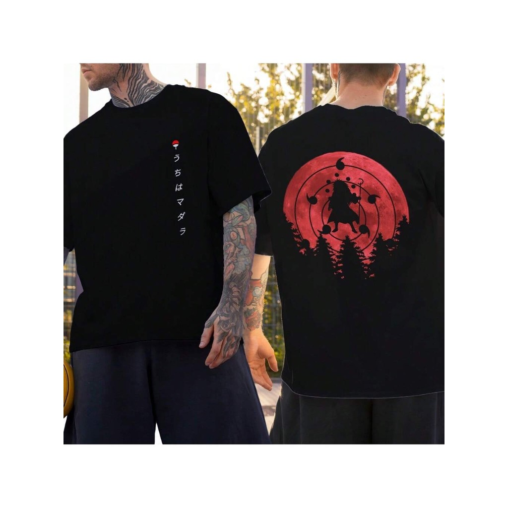 Camiseta Madara UchiHa Rikudou Sennin Camiseta Unissex Masculino Feminino 100% Algodão Top Premium Streetwear Lançamento