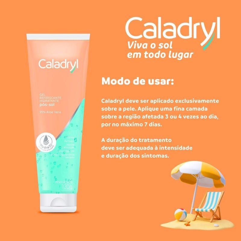 Gel Refrescante Pós-Sol Caladryl Hidratação Inteligente 120g — imagem 2 de 2
