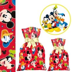40 SACOLINHA MICKEY STICKERS SURPRESA 20x29 CROMUS