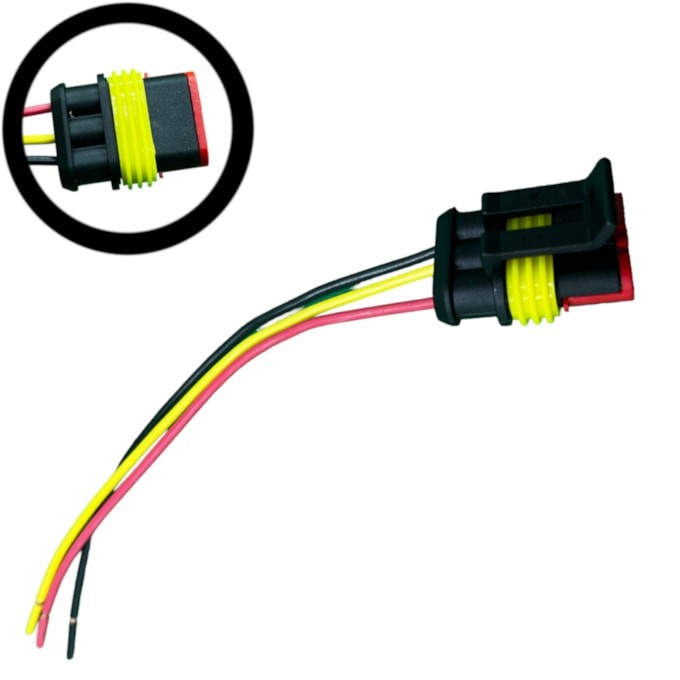 CHICOTE 3 VIAS SENSOR DE BORBOLETA FIAT UNO CHW 9003.0001