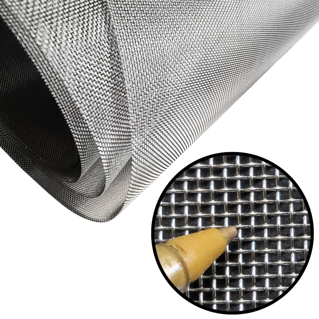 Tela Aço Inox 304 Malha 18 fio 26 (0,95mm) 50 x 100cm em Oferta na Shopee