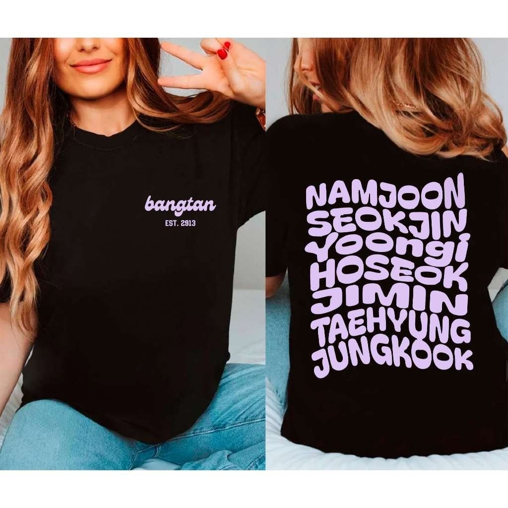 Camiseta BTS Jungkook Bangtan Bts Hoseok Unissex 100% Algodão em Oferta na Shopee