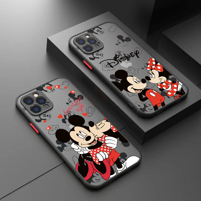 Amor Disney Mickey Minnie Capinha De Celular Para Mouse Samsung Galaxy A54 A34 A14 5G A33 A05 A05S A55 A53 A73 A52 A23 A52S A15 A35 A75 A72 A32 A13 A51 A71 Rígida Antichoque