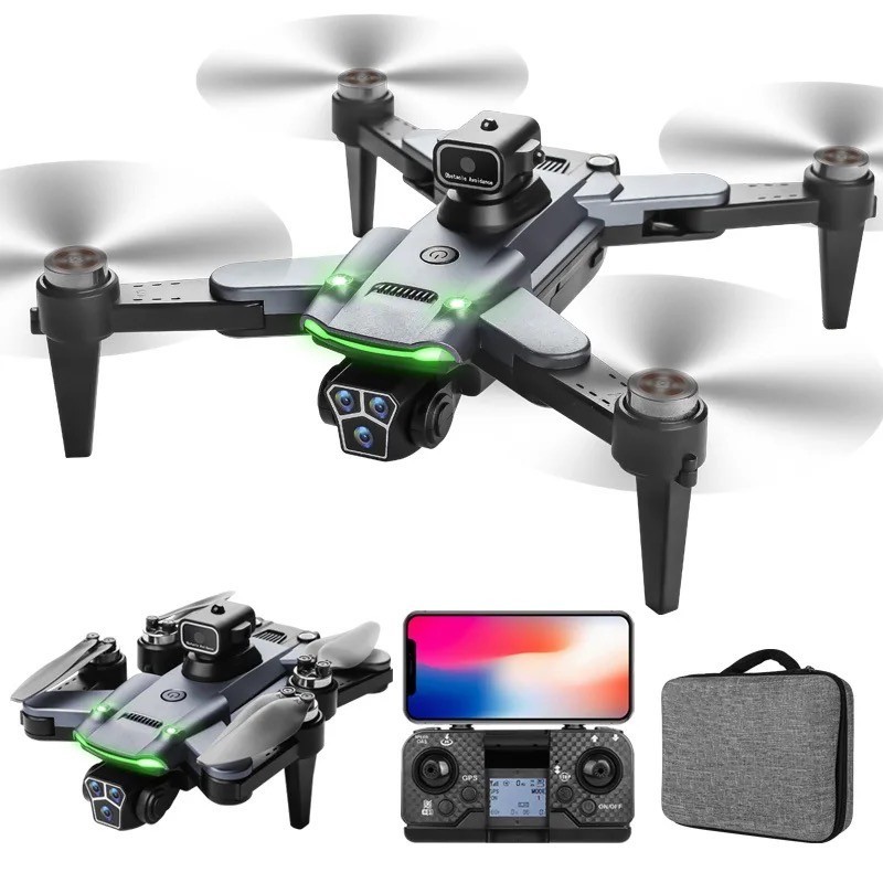 Drone S166 Dual Câmera 8K com GPS e Wi-Fi 5GHz - Voo de 1km e Bateria 3000mAh