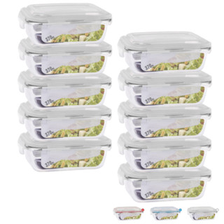 Conjunto 10 Potes com 370ml Vidro Hermético Marmita em Oferta na Shopee
