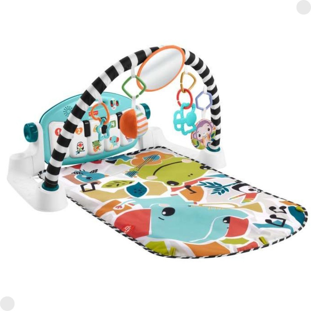 Tapetes de Atividades - Pianinho Brilha para Bebês Fisher Price HWY51 - Mattel