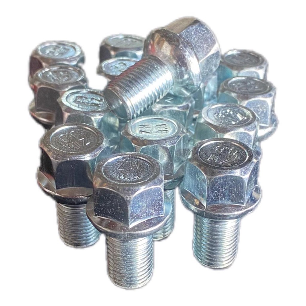 Kit Jogo 16 Parafuso Roda VW Fusca Brasilia Kombi /81 Zincado Volkswagen 4 Furos M14 x 38mm chave 19 em Oferta na Shopee