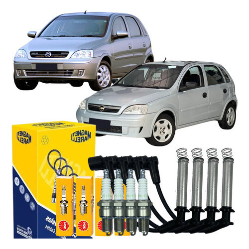 Jogo Cabos Velas Ignição Gm Corsa Meriva Montana 1.4 8v em Oferta na Shopee