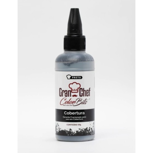 COLOR BITS COBERTURA - PRETO - 50G