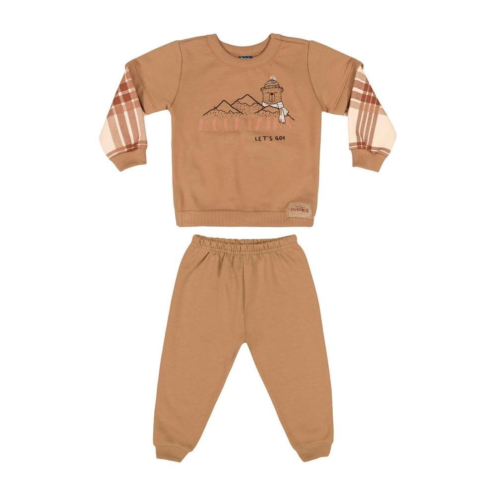 Conjunto Blusão e Calça Bebê Menino Bee Loop - Baby & Kids Fashion