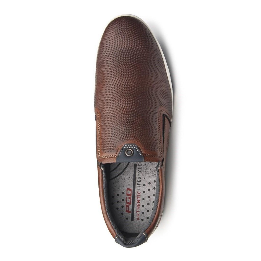 Detalhes do Sapatênis Pegada Masculino Original Microfibra Especial Casual Slipon Confortavel e estiloso