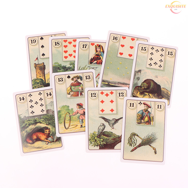 [EL] 1Box Cartas De Tarô Inglês Oracles Adivinhação Misteriosa Bruxas Novo