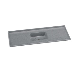 Pia Sintética para Cozinha 150cm X 55cm Cinza em Oferta na Shopee
