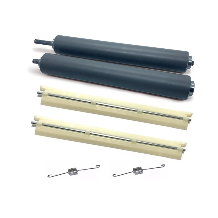 Kit rolos antiaderente 28cm com raspadores e molas do cilindro Laminador de massas elétrico AND