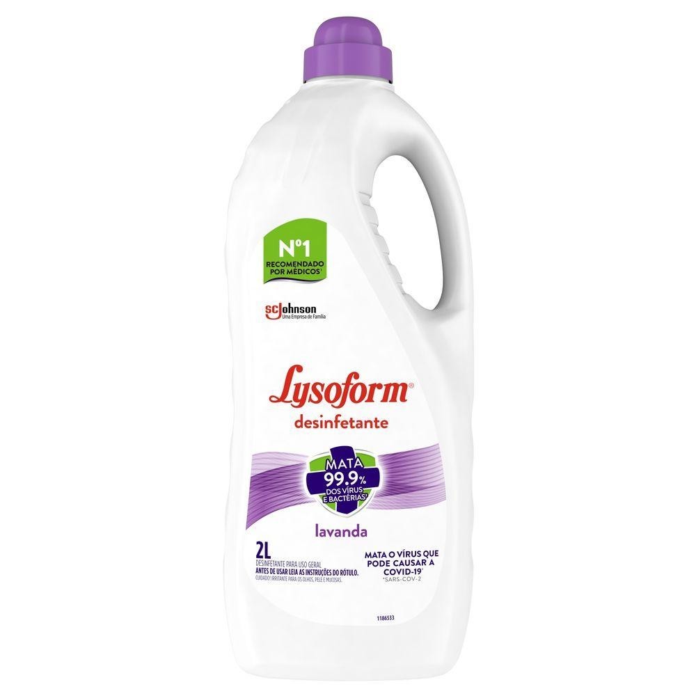 Desinfetante Líquido Lysoform Lavanda 2L em Oferta na Shopee