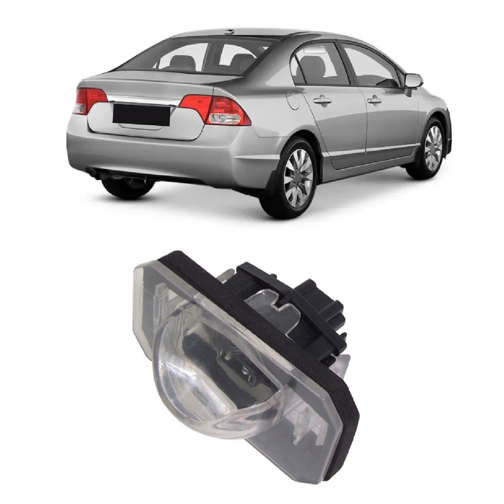 Lanterna Placa Civic 2001 2002 2003 2004 2005 2006 2007 2008 2009 2010 2011 Luz Placa Traseira em Oferta na Shopee