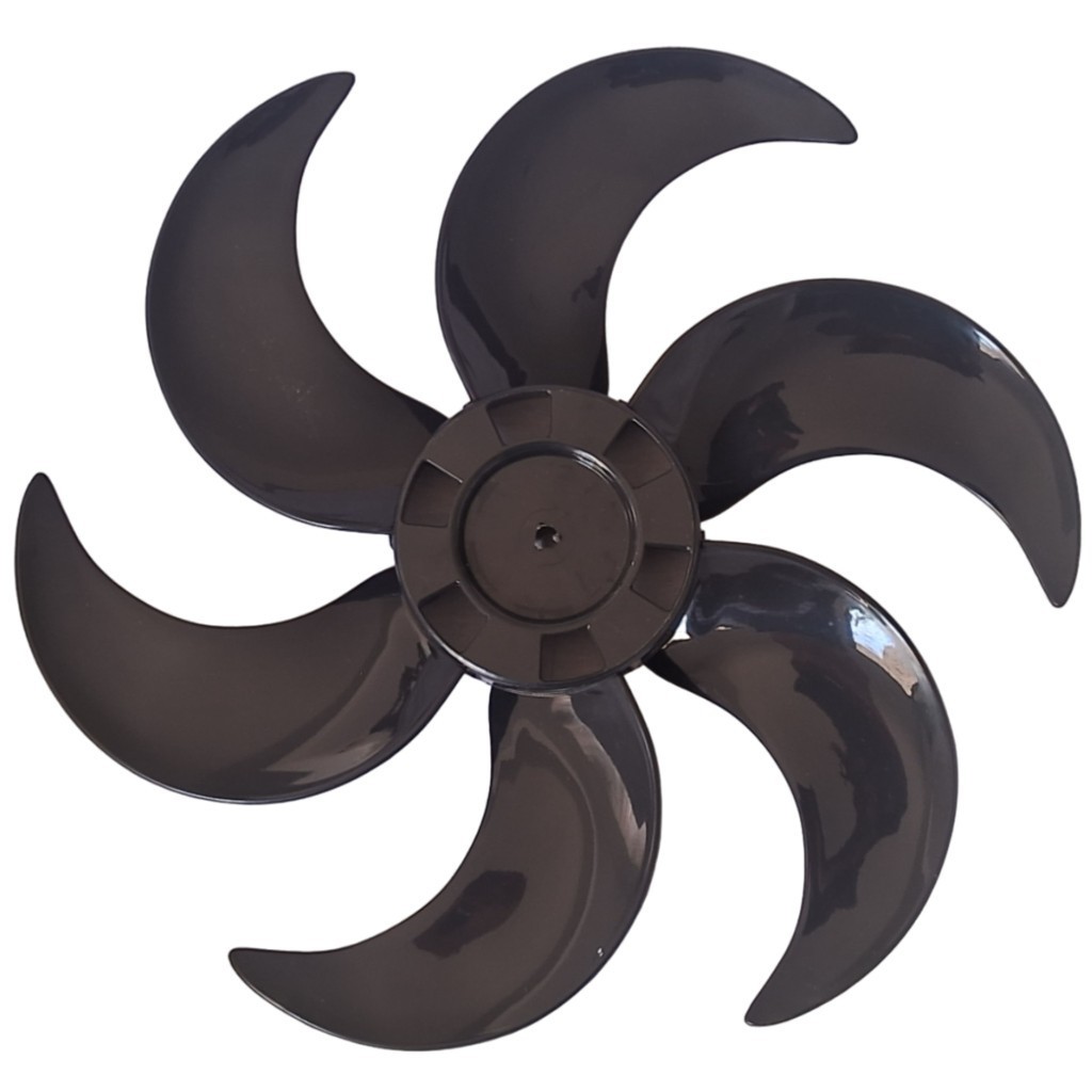 Hélice Compatível Ventilador Ventisol Turbo Economy Premium  40cm 6 Pás Preta