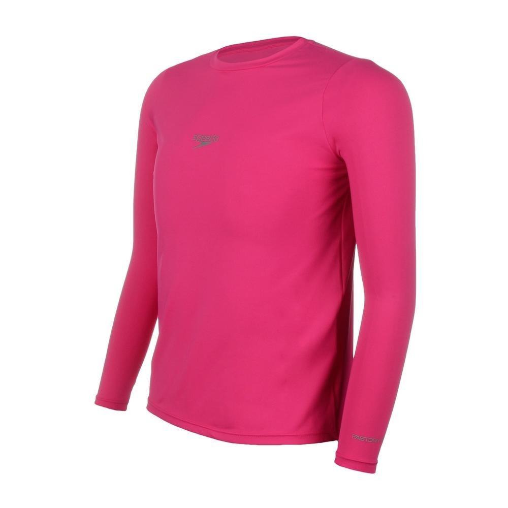 Camiseta UV Protection M/L Infantil Speedo - ROSA ESCURO