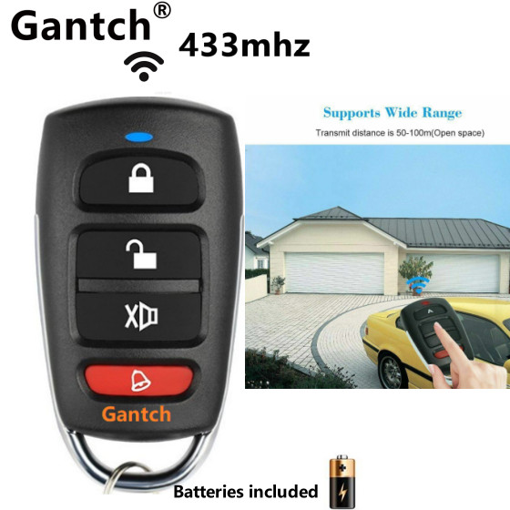 Controle Remoto Universal duplicador 433mhz 315mhz Código Garagem Porta/Portão carro/motocicleta alarmes Gantch