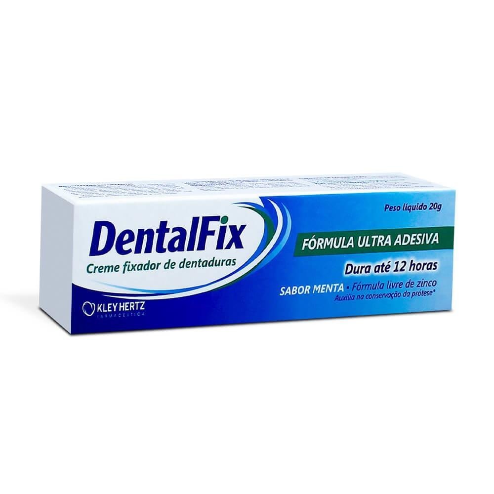 DENTALFIX CREME FIXADOR  SABOR MENTA COM 20G em Oferta na Shopee