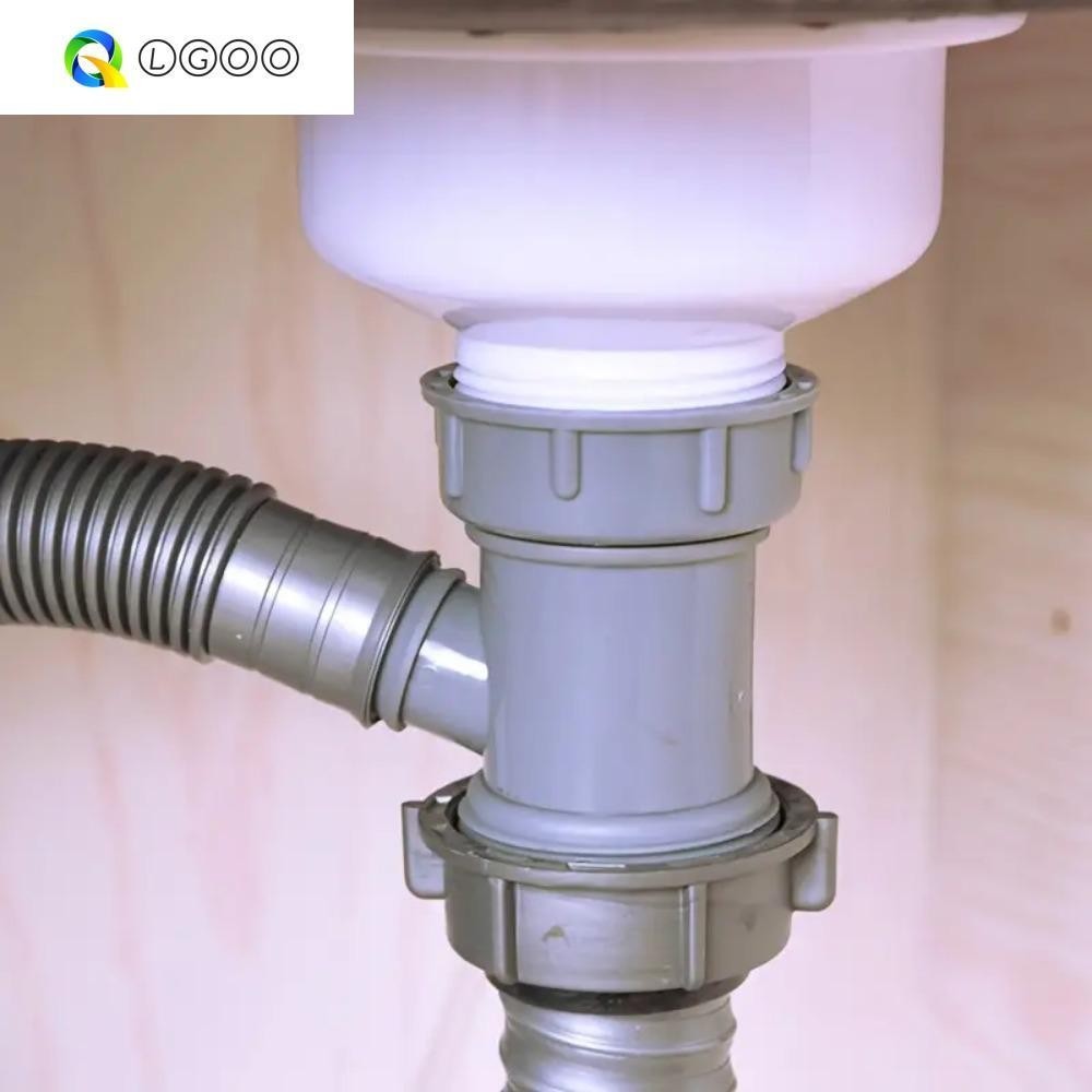 Conector De Ramo De Esgoto LGOO , Adaptador De Tubo De Drenagem De Pia ABS Em Forma De Y Simples Cozinha em Oferta na Shopee