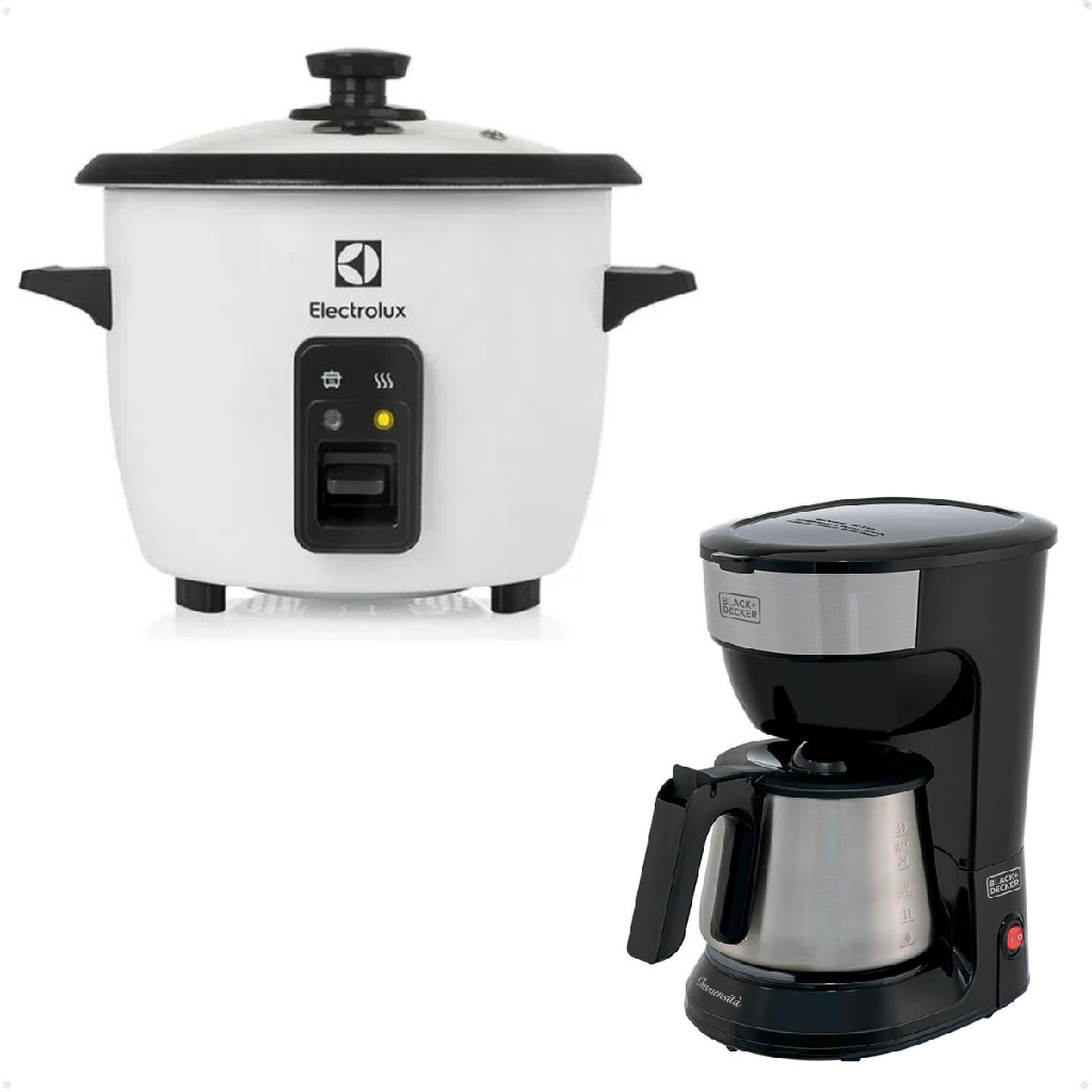 Kit Panela Elétrica Easyline + Cafeteira Elétrica 220v