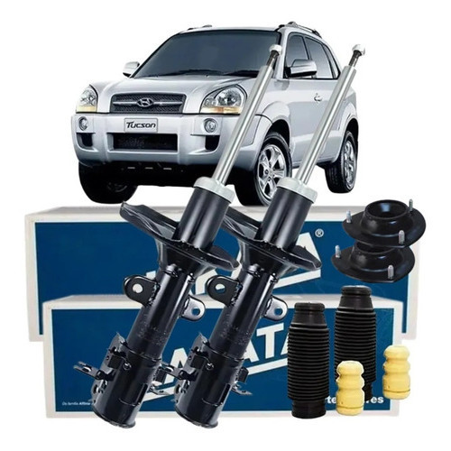 Par Amortecedor Dianteiro Nakata + Kit Batente Tucson 2005 ate 2016 em Oferta na Shopee