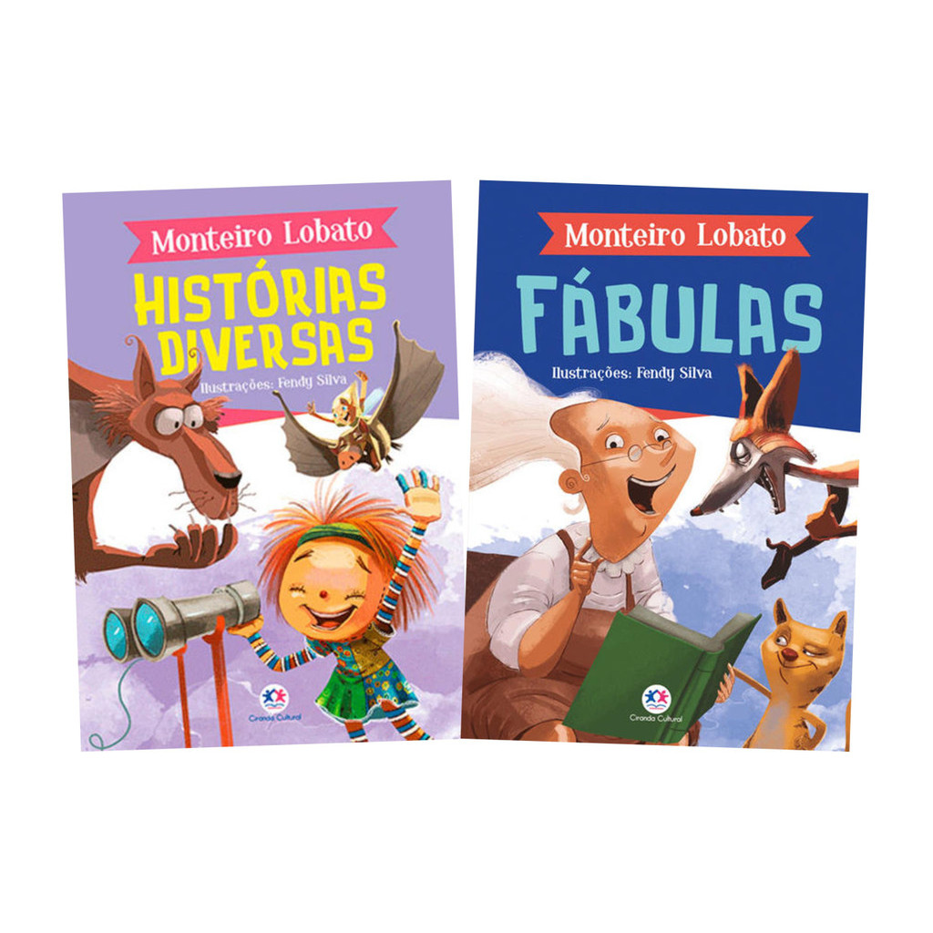 Coleção Histórias e Fábulas por Monteiro Lobato - 2 volumes