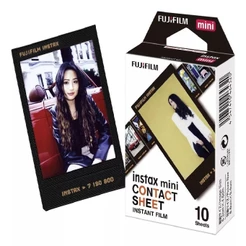 Filme Fotográfico Fujifilm Instax Mini Preto 10 Fotos